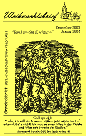 Weihnachtsbrief 2003 (Nr 77)